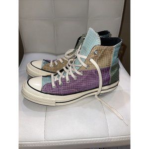 Converse Chuck 70 Hi Quad Ripstop 166317C Multicolor Purple Blue Mens 7 9 Unisex